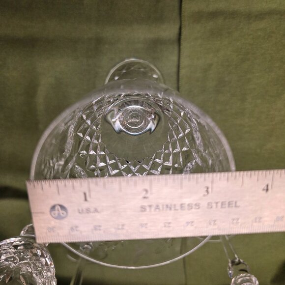 set of 2 Rogaska Crystal Gallia Vintage 9 1/4" Water Goblets Original Owner - Picture 9 of 10